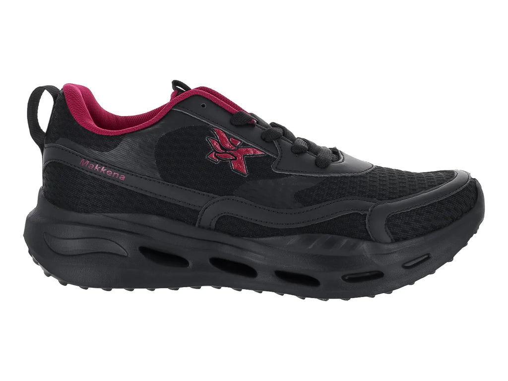 Tenis MAKENA Negro Magenta para Mujer