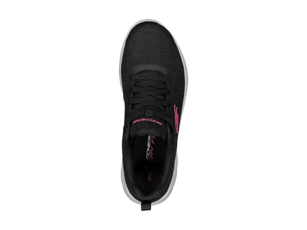 Tenis Skechers Summits Negro con Rosa para Mujer