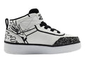 Tenis Skechers Sport Court 92 Blanco y Negro para Niño