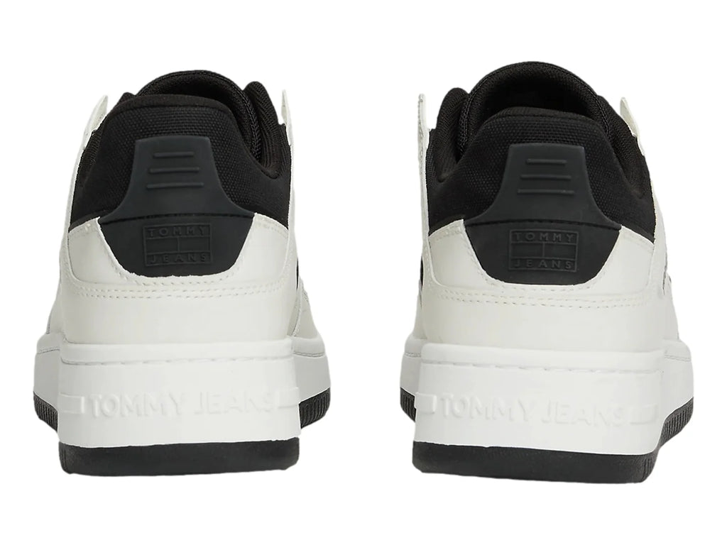 Tenis Tommy Hilfiger Basket Retro Negro para Hombre