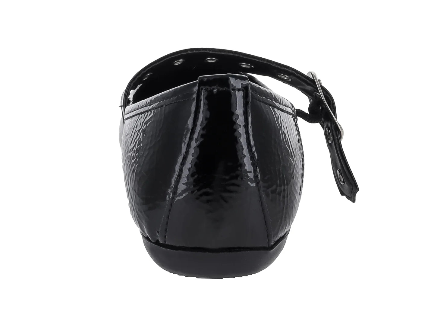 Zapatos Flats Luna Rosa Negro para Mujer