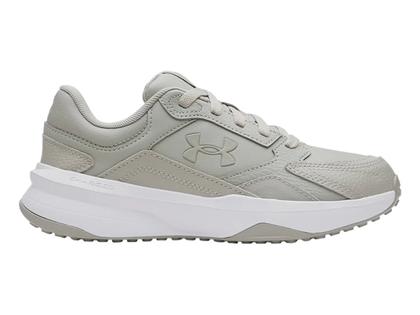 Tenis Under Armour Edge Lthr Gris para Mujer