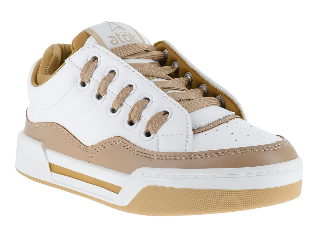 Tenis ATOK Blanco y Beige para Niño