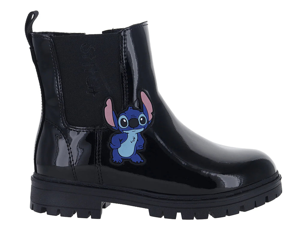 Botines Vavito de Charol Negro para Niña