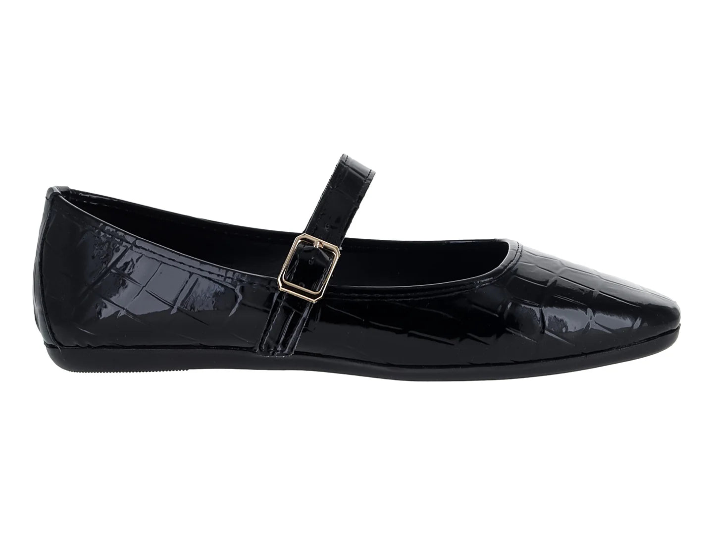 Zapatos Ballerinas Luna Rosa Negro para Mujer