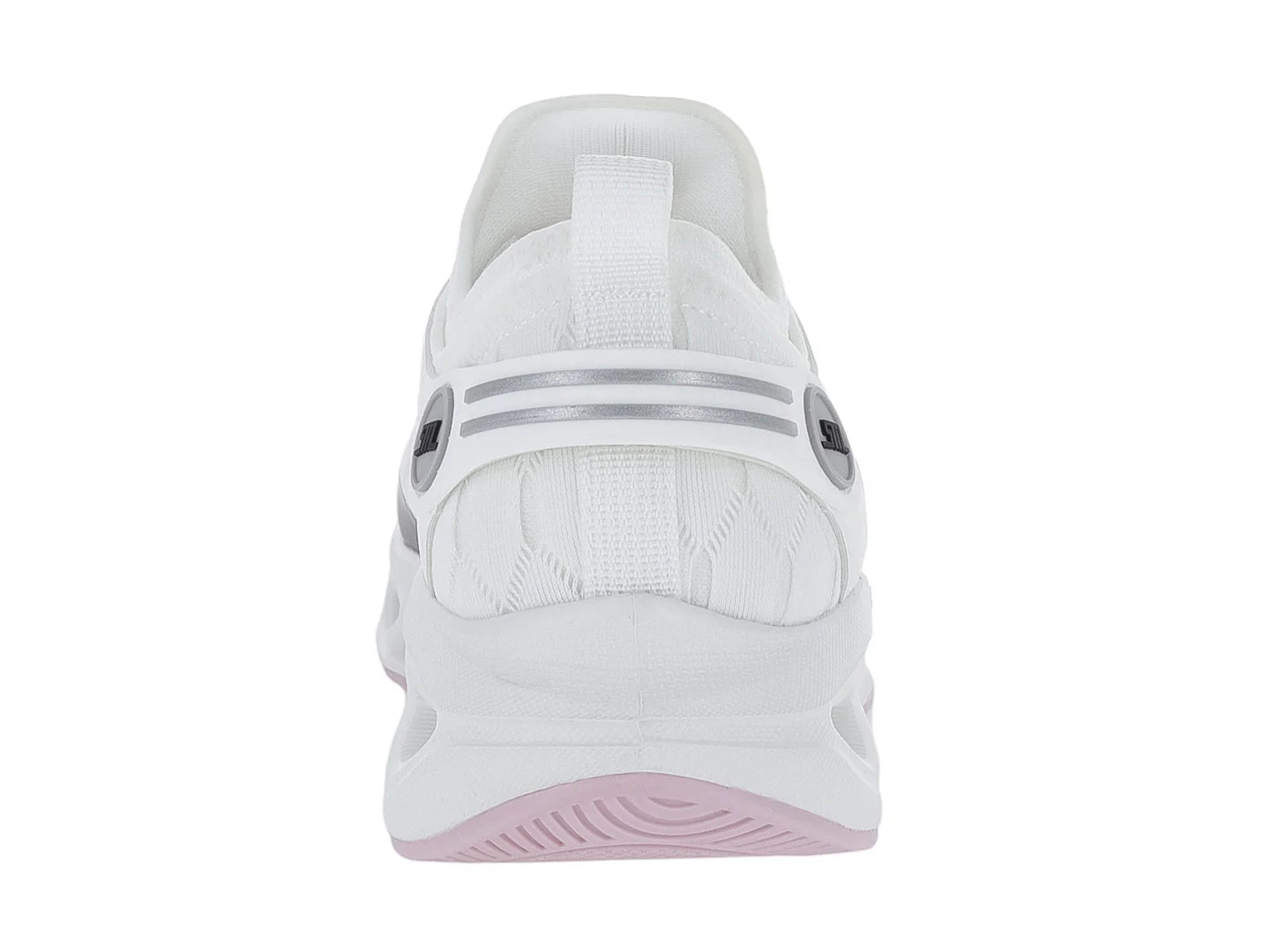 Tenis Steve Madden Surge 3 Blanco y Plata para Mujer