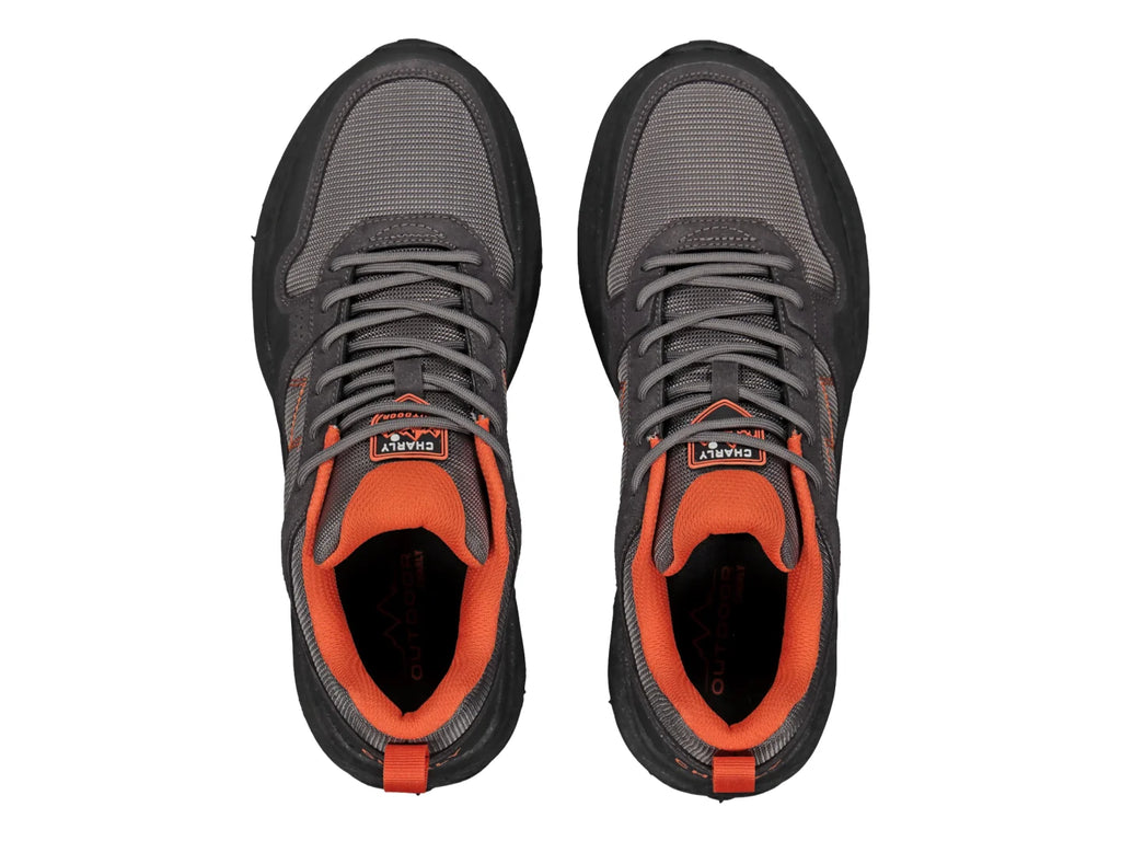 Tenis Charly Sport Negro y Gris para Hombre