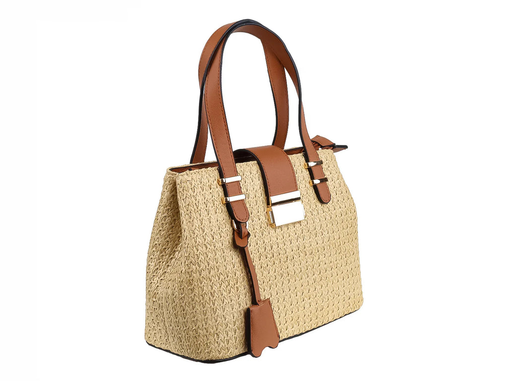 Bolsa de Hombro ROZE Café para Mujer