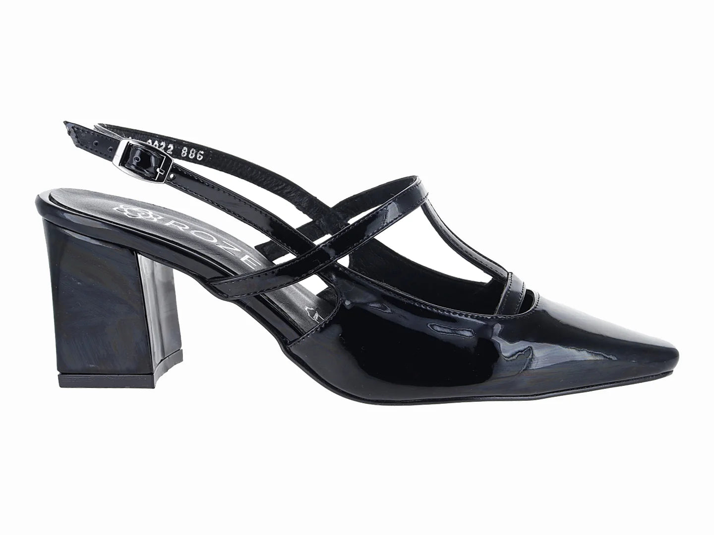 Zapatillas ROZE Negro de Charol para Mujer