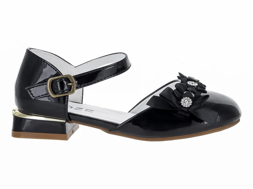 Sandalias ROZE Negro Formales para Niña