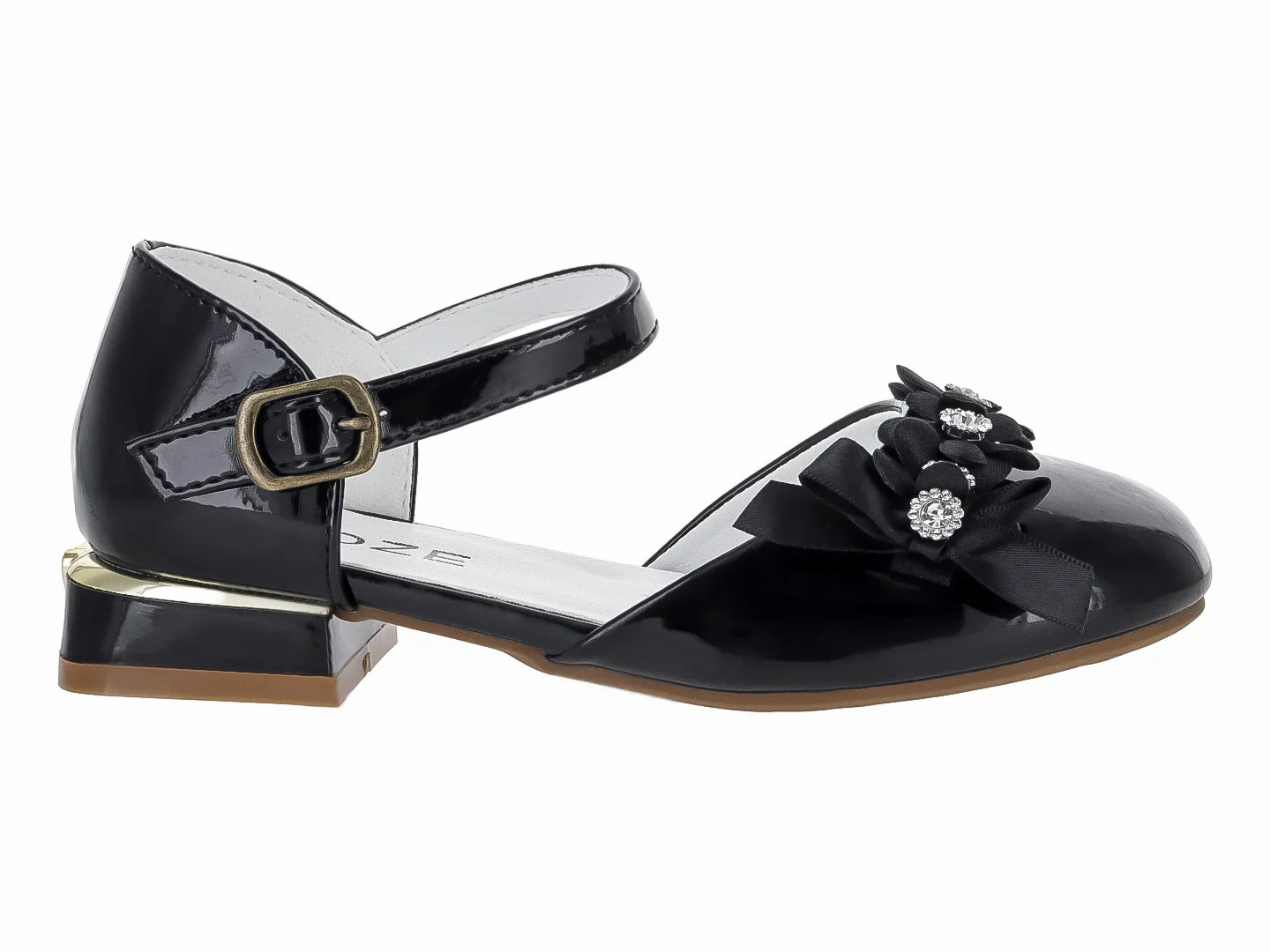 Sandalias ROZE Negro Formales para Niña