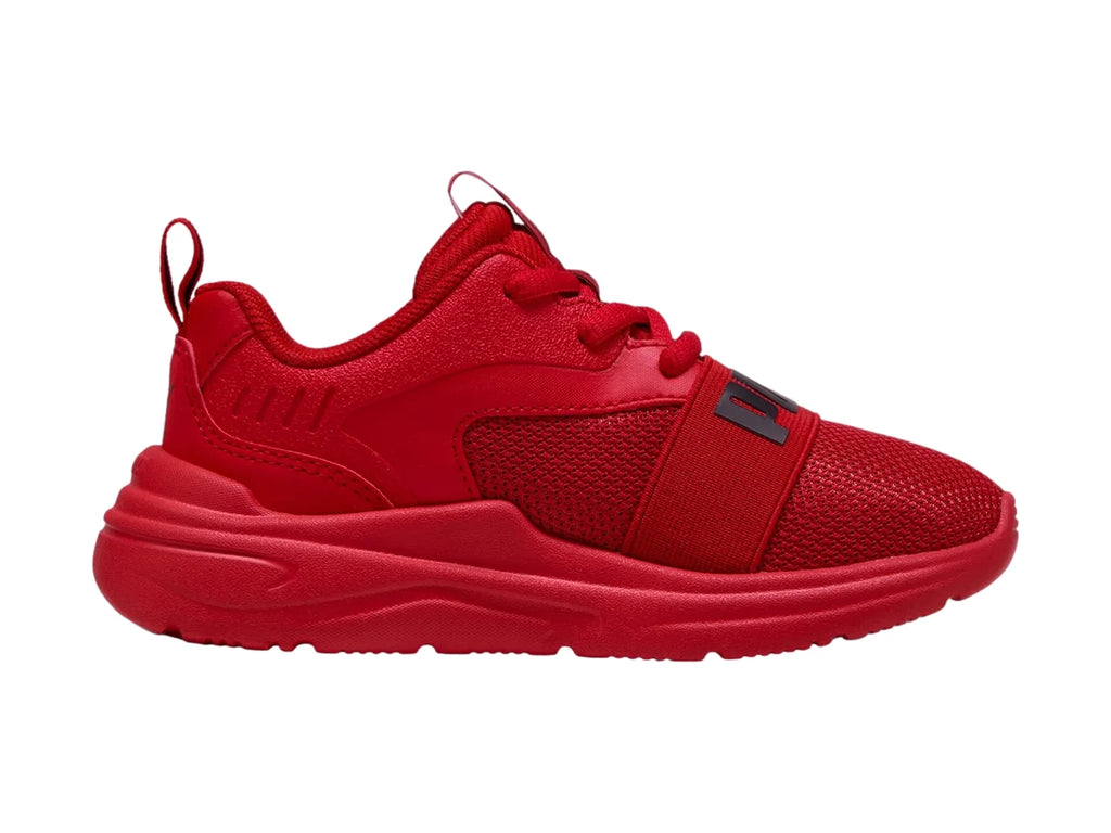 Tenis PUMA Soft Wired 2 Rojo para Niño