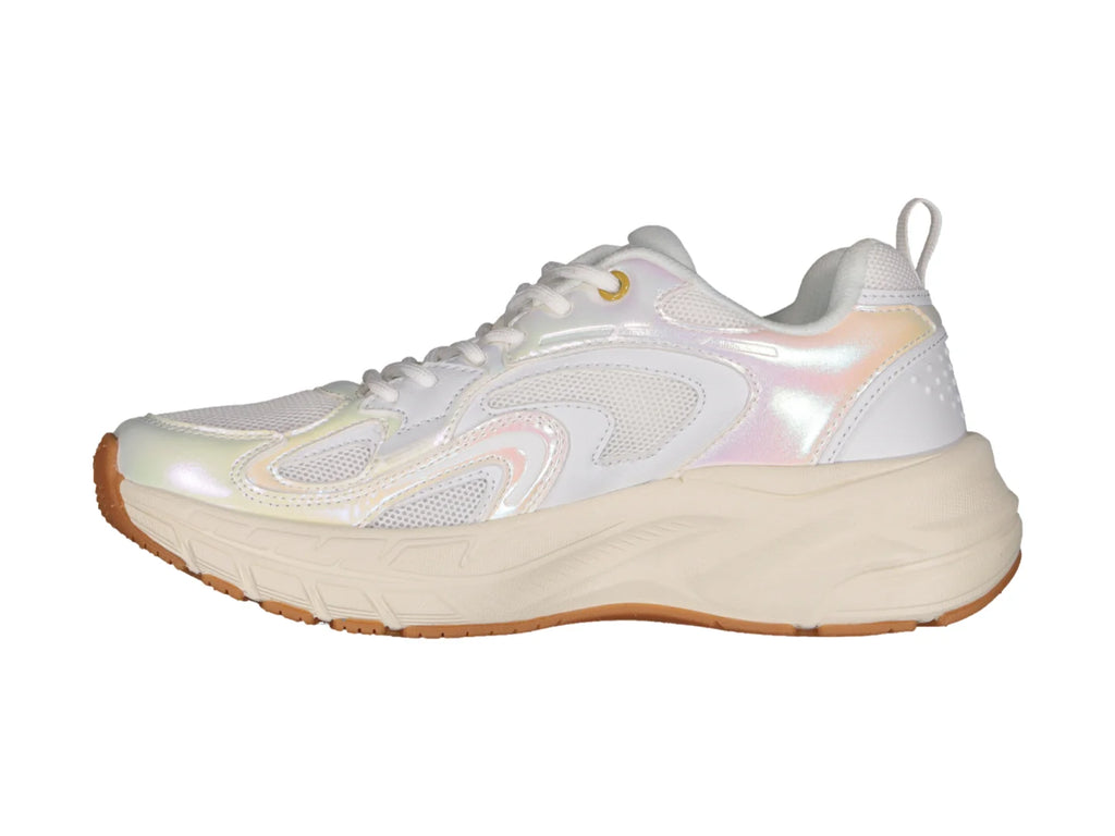 Tenis Charly Fashion Sport Blanco Multicolor para Mujer