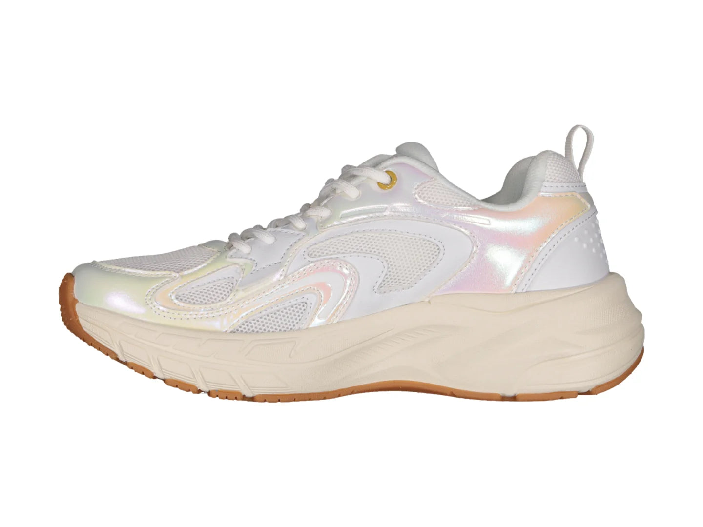 Tenis Charly Fashion Sport Blanco Multicolor para Mujer