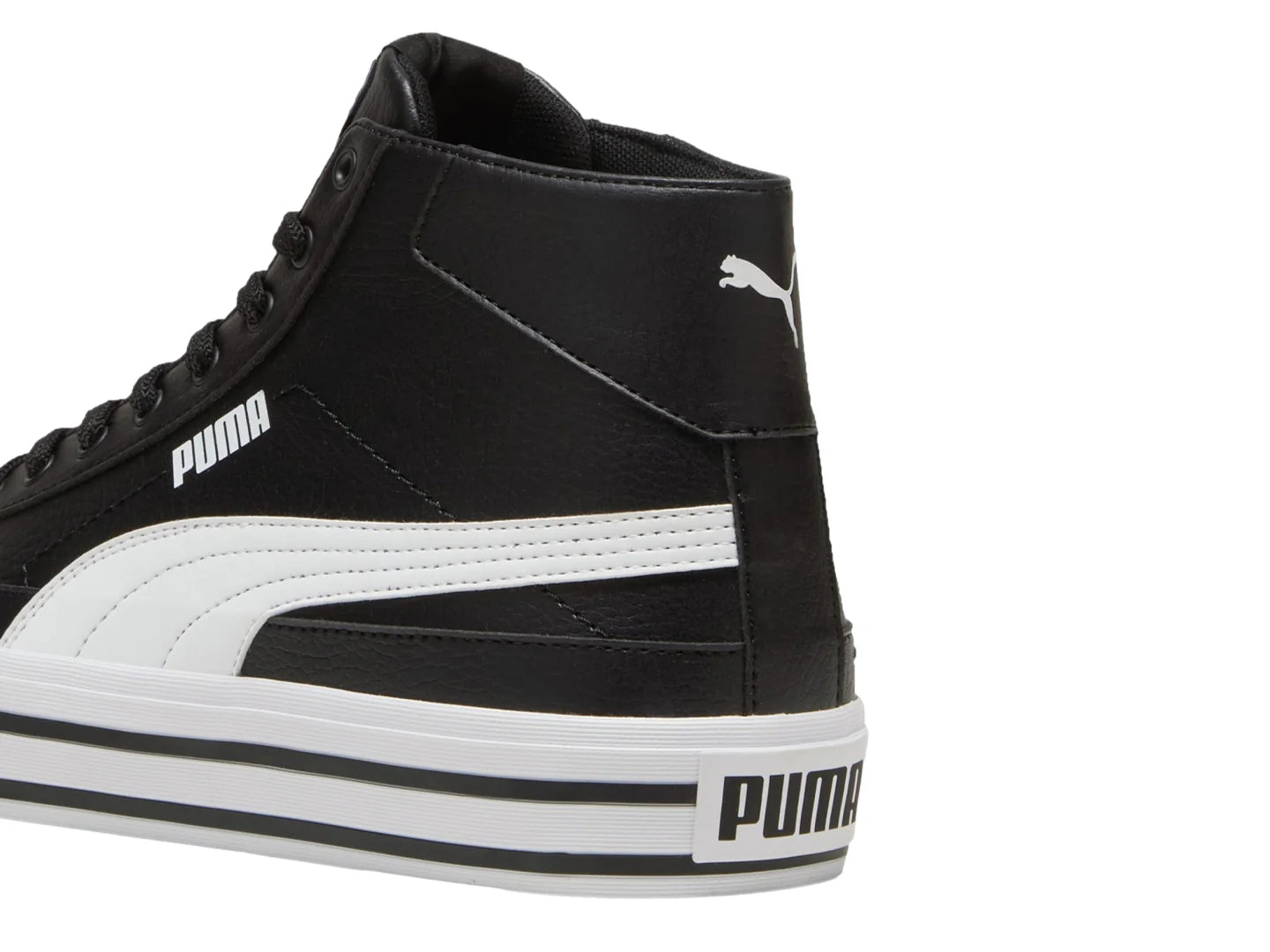 Tenis PUMA Court Classic Vulc Mid Negro para Hombre