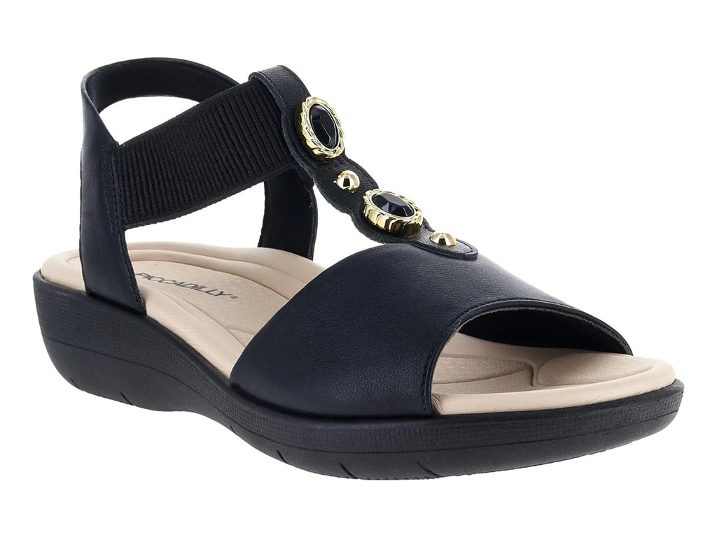 Sandalias Piccadilly Negro para Mujer
