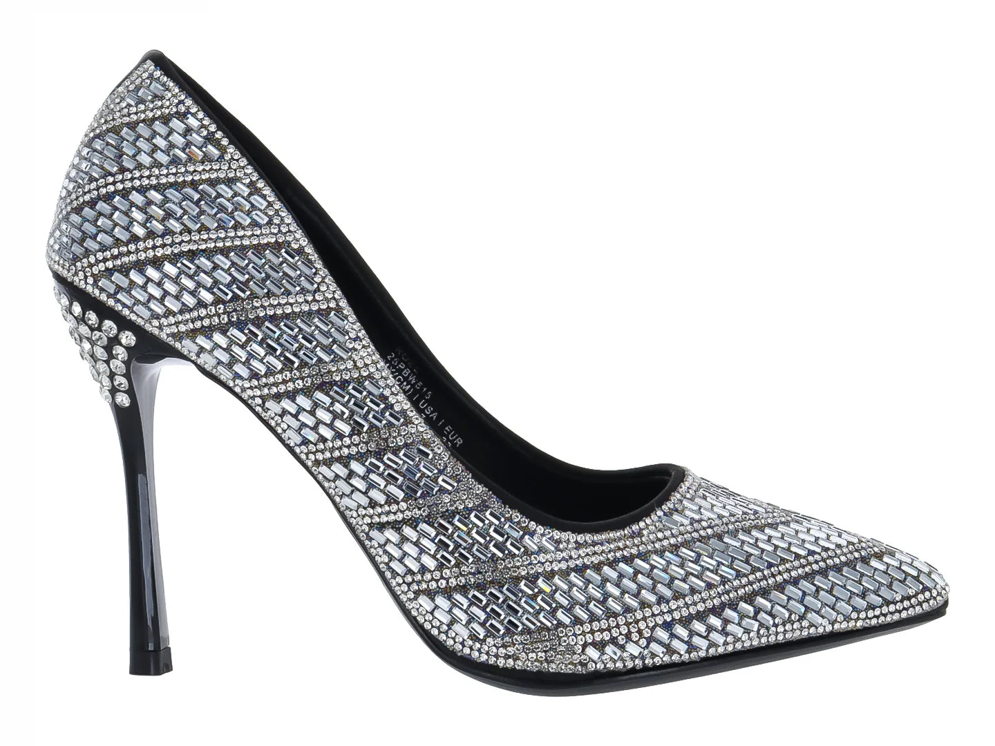 Zapatillas ROZE Negro y Plata para Mujer