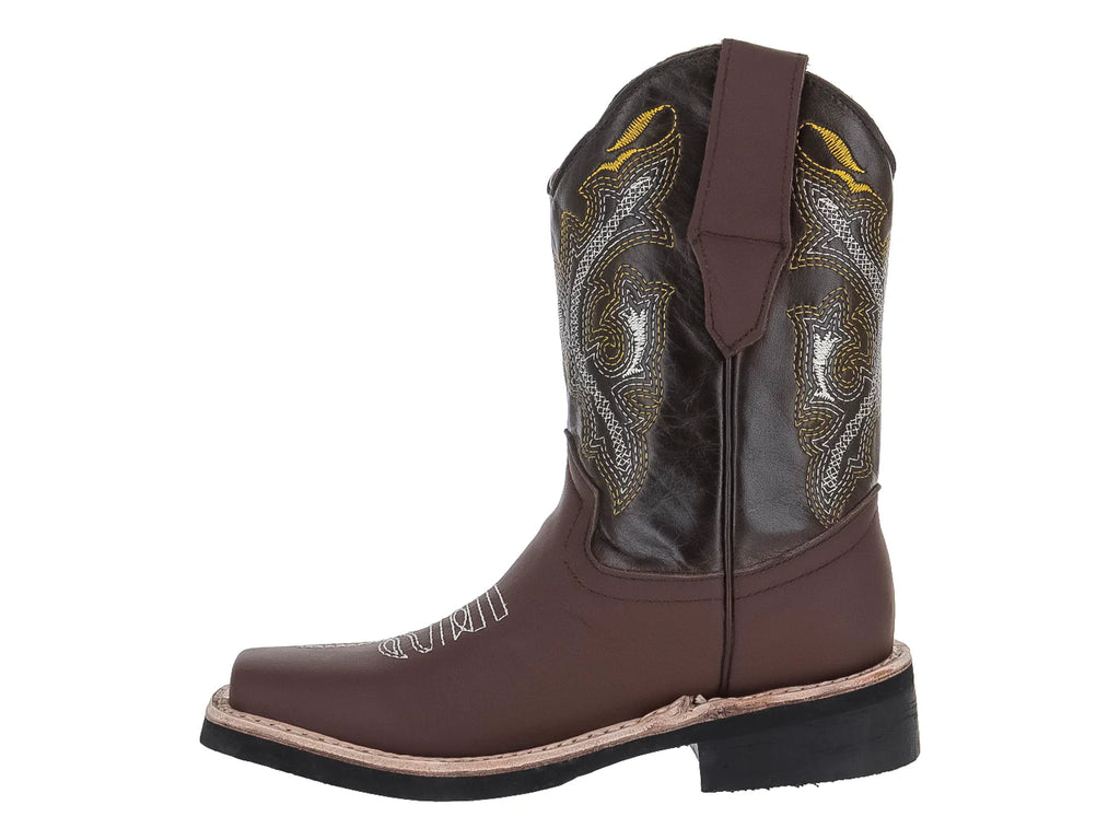 Botas Vaqueras Jinetitos Café Claro para Niño