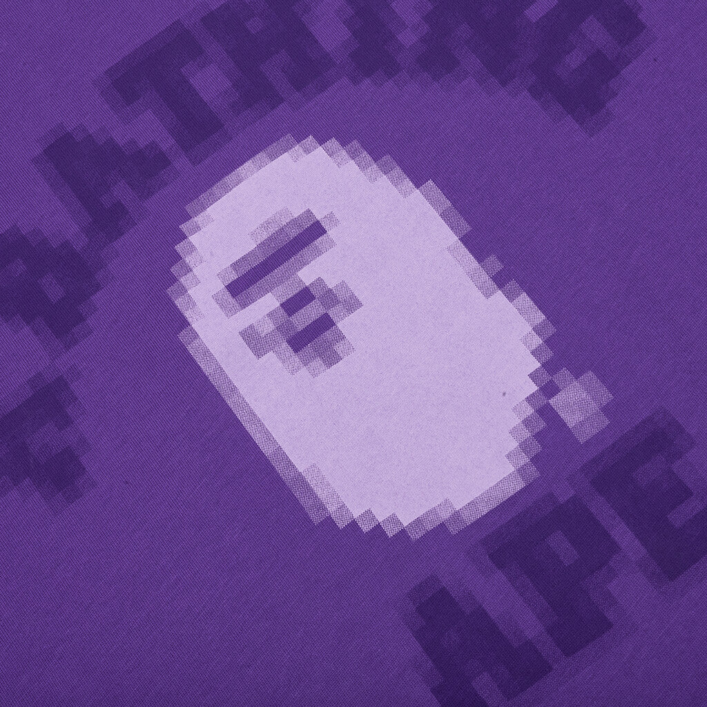 Pixal College Relaxed Fit Tee Purple