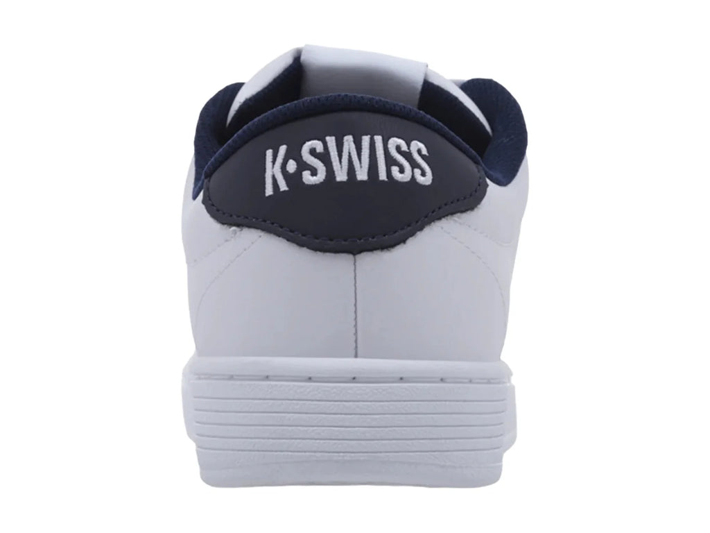 Tenis K Swiss Base Court Blanco y Azul Marino para Hombre