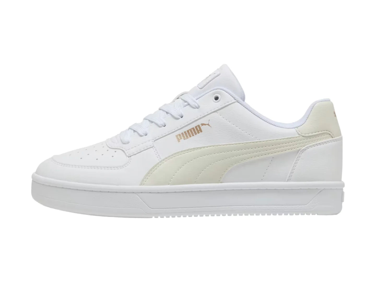 Tenis PUMA Core Classics Blanco y Dorado para Hombre