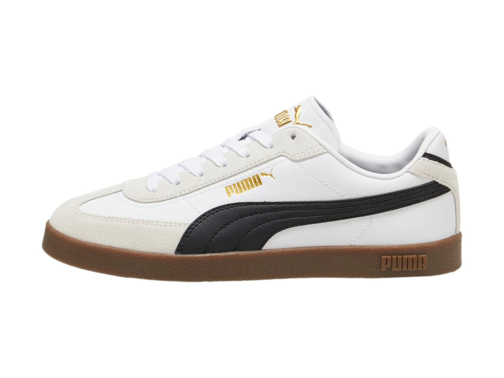 Tenis PUMA Club II Era Blanco Negro y Gris para Hombre