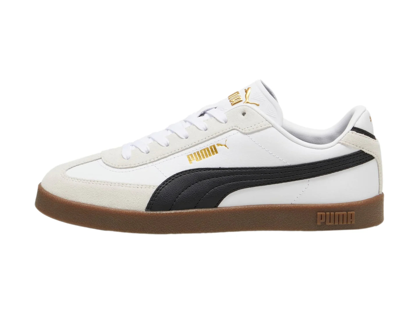Tenis PUMA Club II Era Blanco Negro y Gris para Hombre