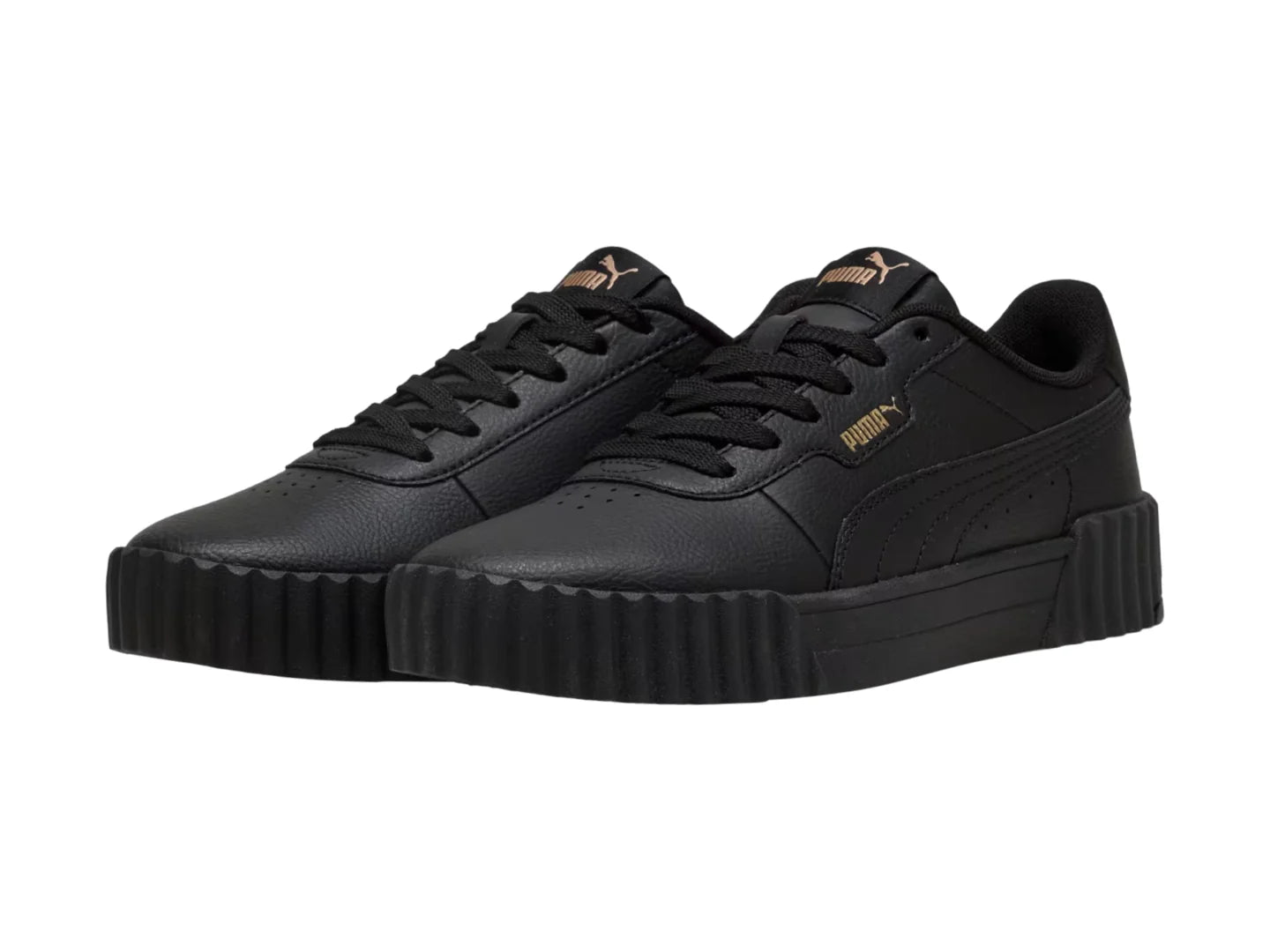 Tenis PUMA Carina 30 Negro con Dorado para Mujer