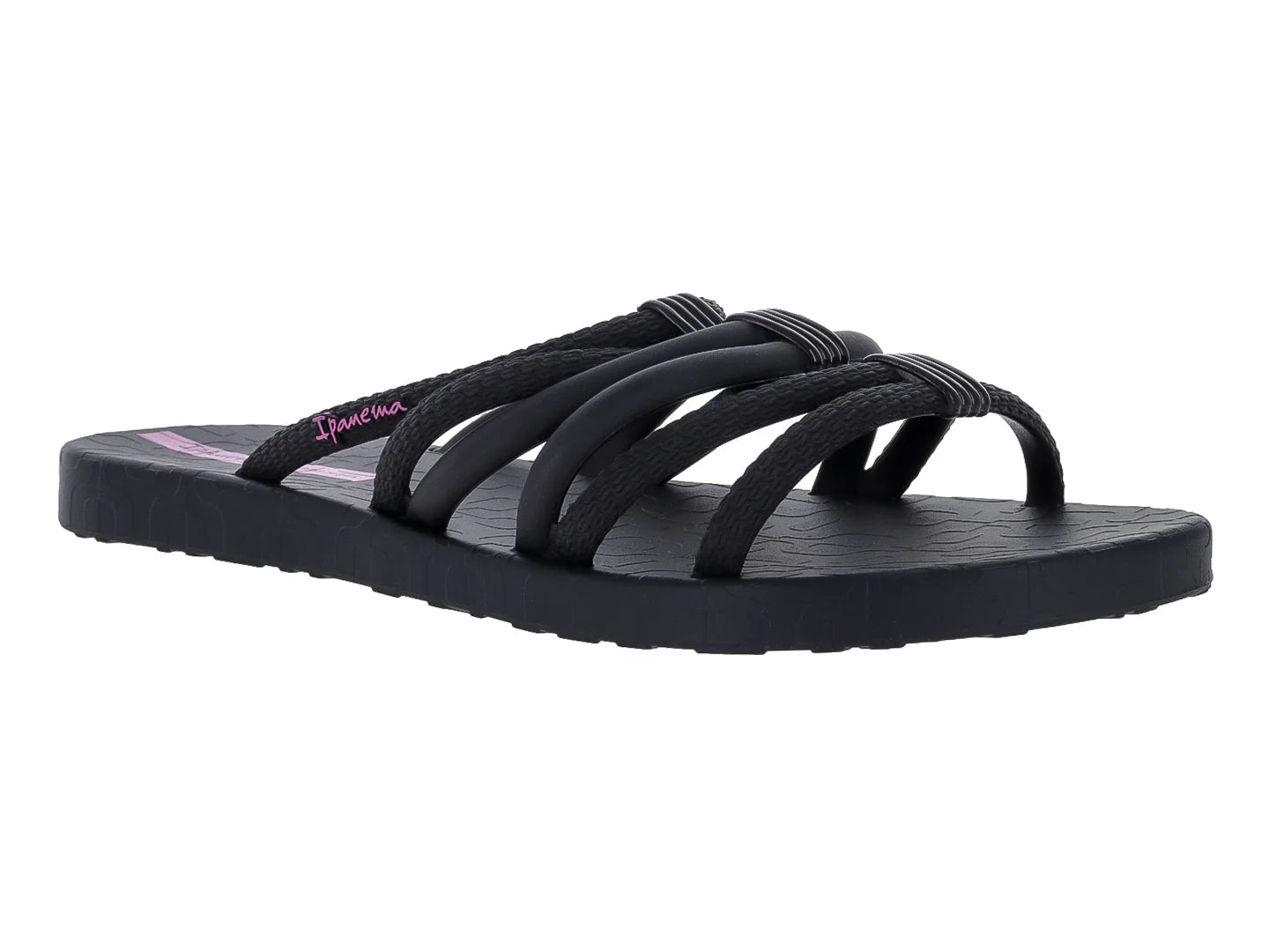 Sandalias Ipanema Negro Lila para Mujer