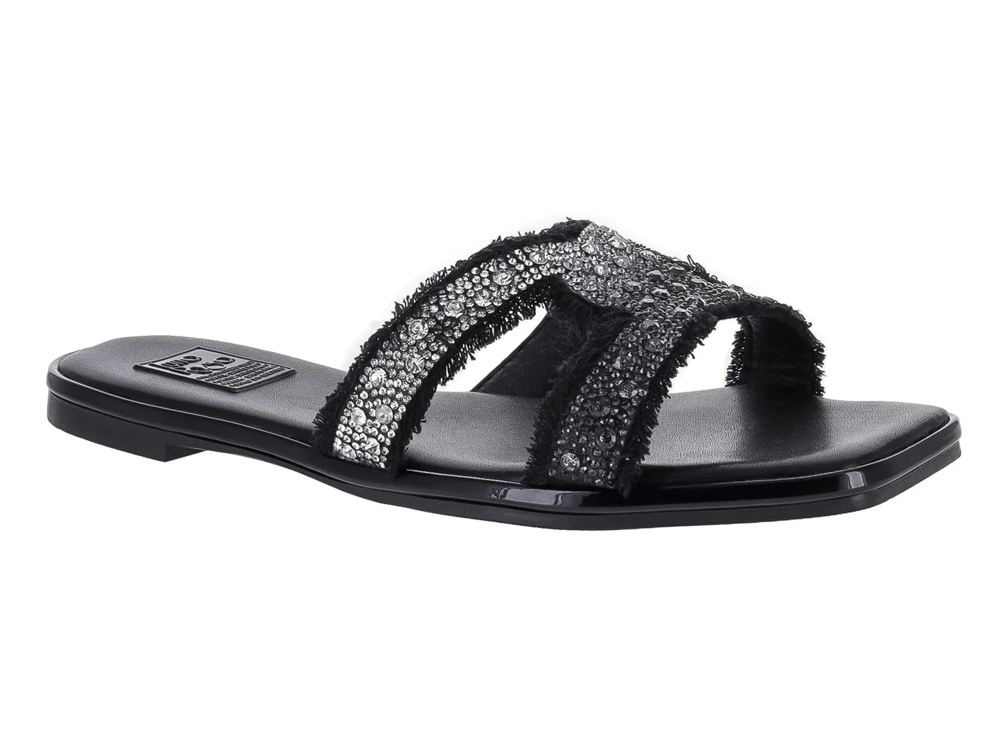 Sandalias Luna Rosa Negro Plata para Mujer