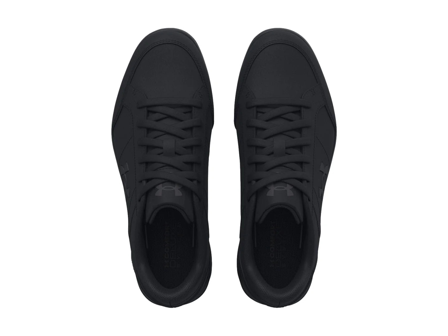 Tenis Under Armour GS Official Lthr Negros para Niño
