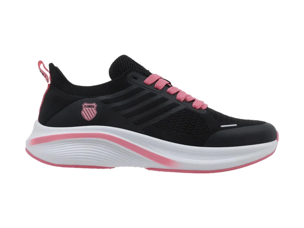 Tenis K SWISS Geisser Negro con Rosa para Mujer