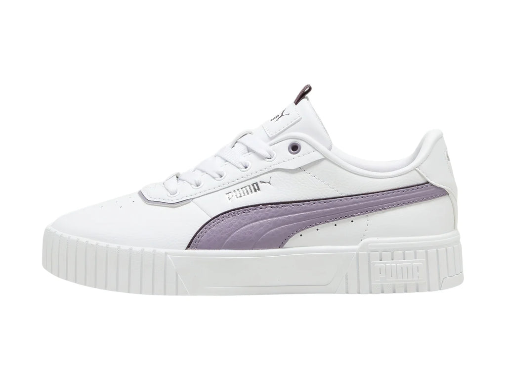 Tenis PUMA Carina 20 Lux Blanco y Morado para Mujer