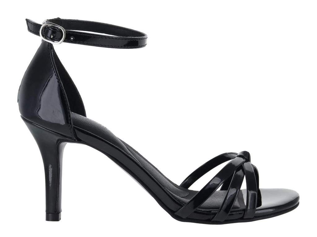 Sandalias de Tacón Lady Paulina Negro Charol para Mujer