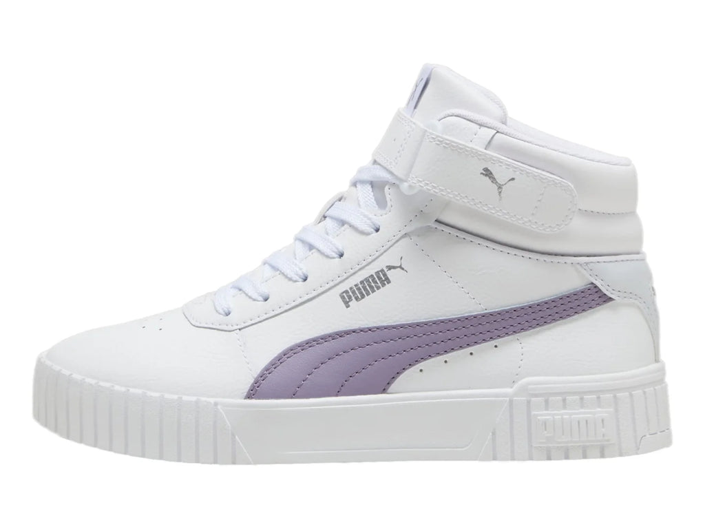 Tenis PUMA Carina 20 Mid Blanco y Morado para Mujer