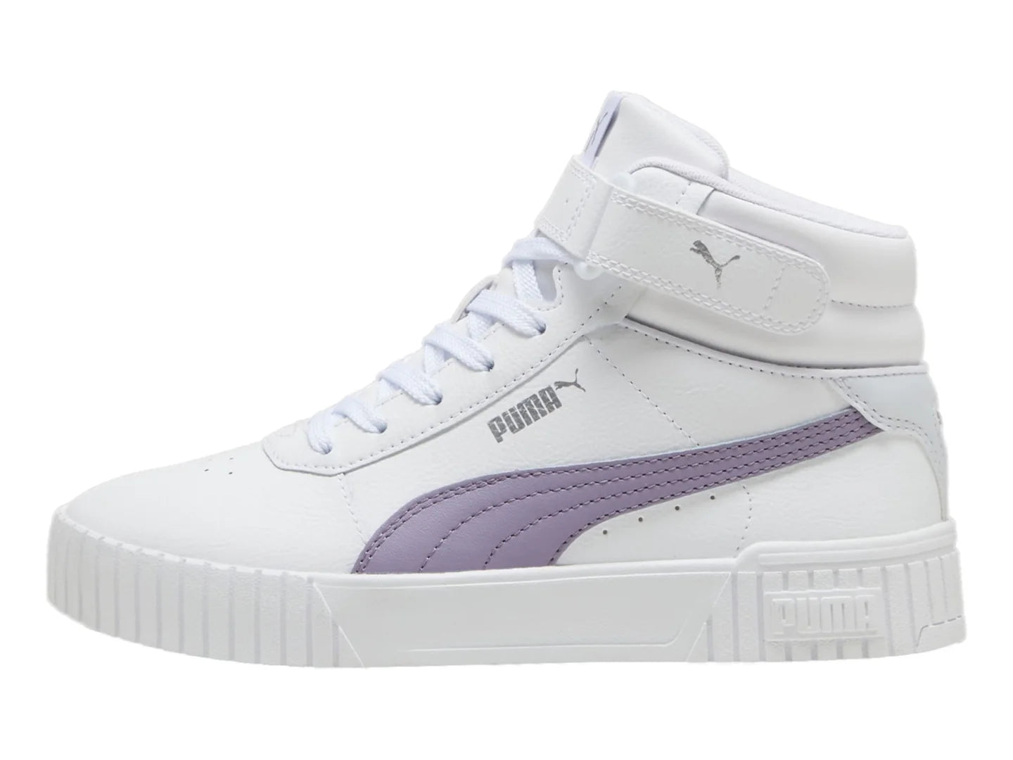 Tenis PUMA Carina 20 Mid Blanco y Morado para Mujer