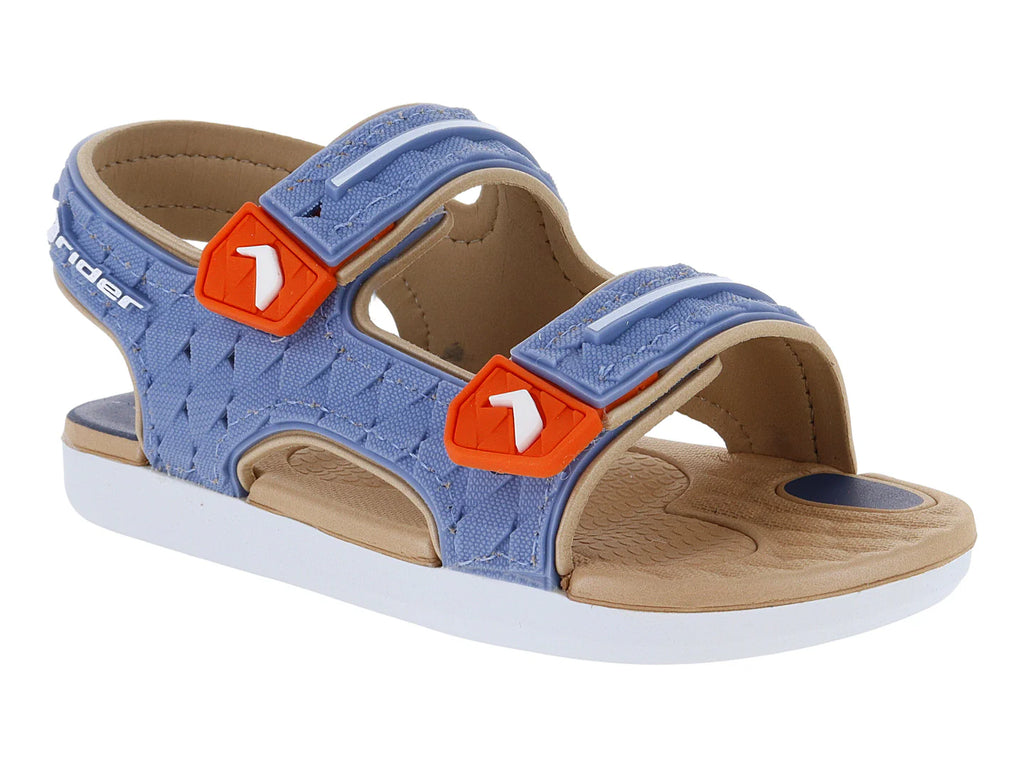Sandalias Rider Blanco Azul para Niño