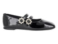 Zapatos Flats Molekinha Negro para Niña