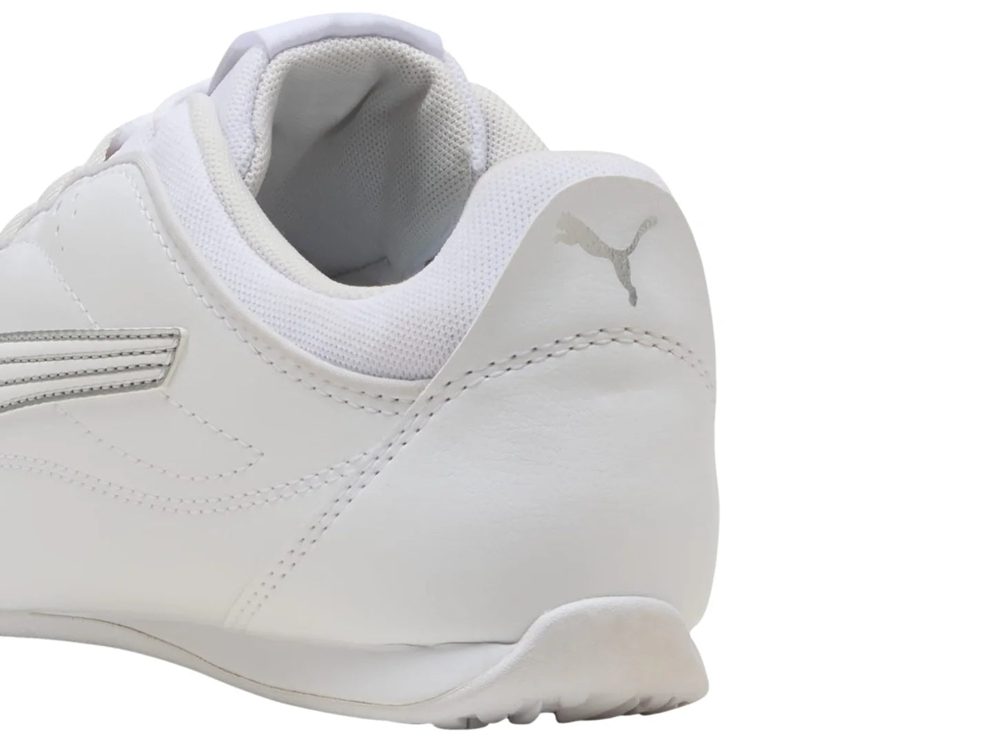 Tenis Puma Catch Soleil Blanco y Plata para Mujer