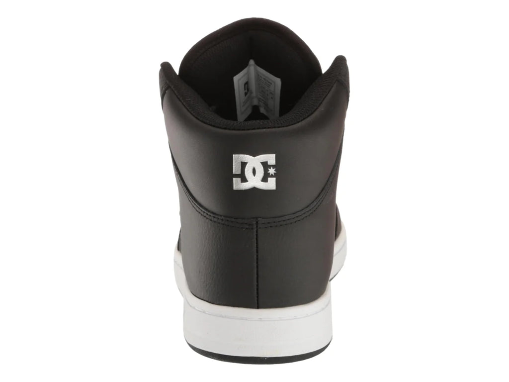 Tenis DC Shoes Manteca 4 Hi Negro y Plata para Mujer
