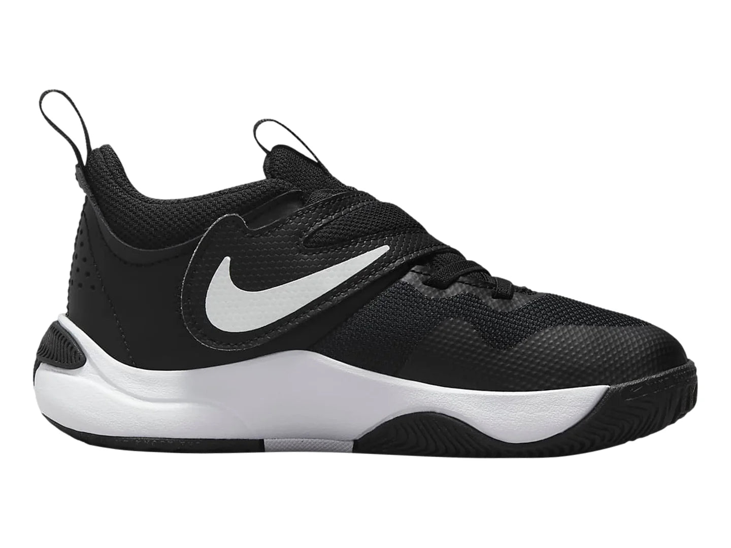 Tenis Nike Team Hustle D 11 Negro con Blanco para Niño