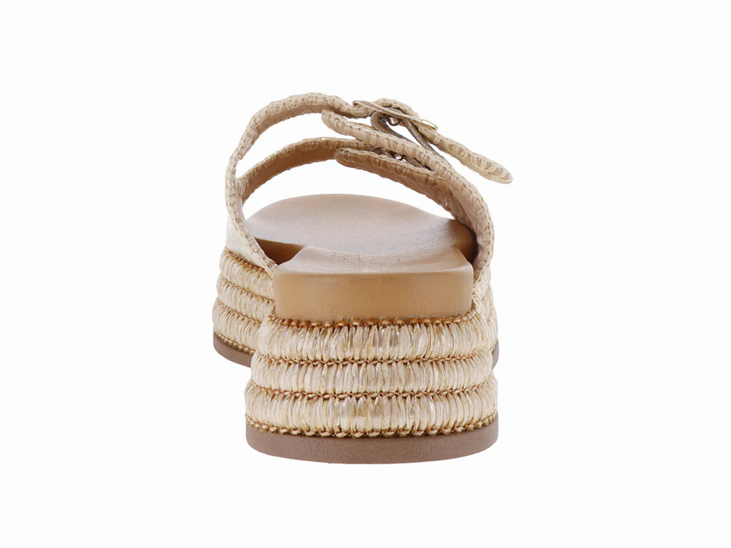 Sandalias Plataforma Roze Color Dorado para Mujer