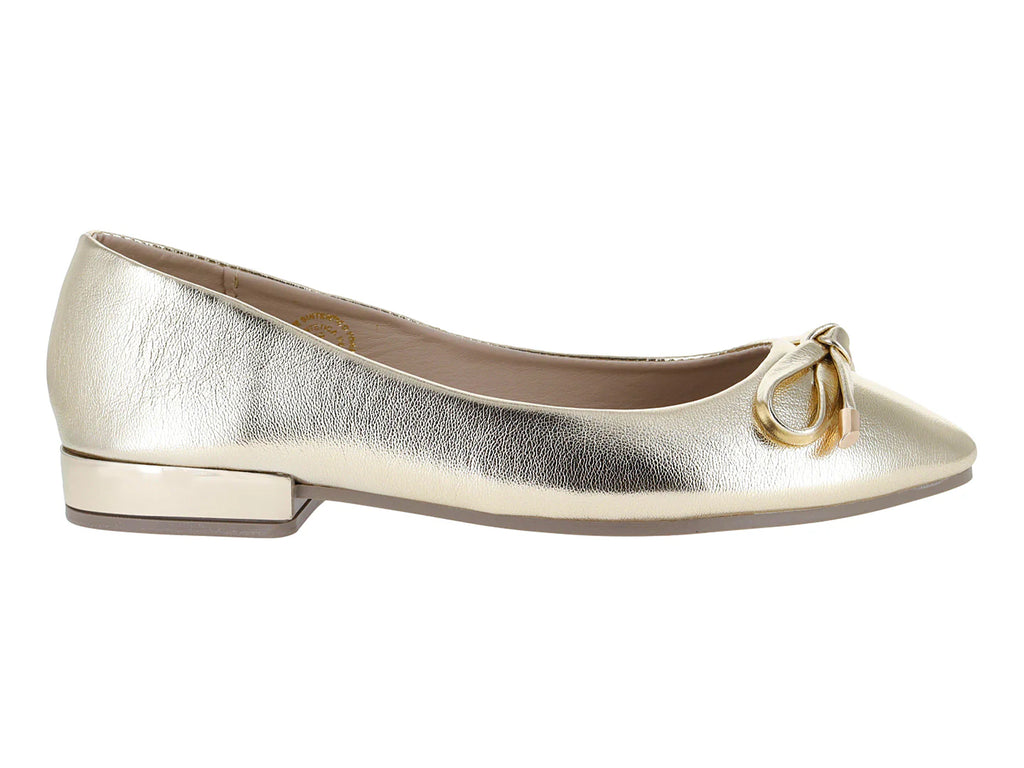 Ballerinas Luna Rosa Color Oro Inglés para Mujer