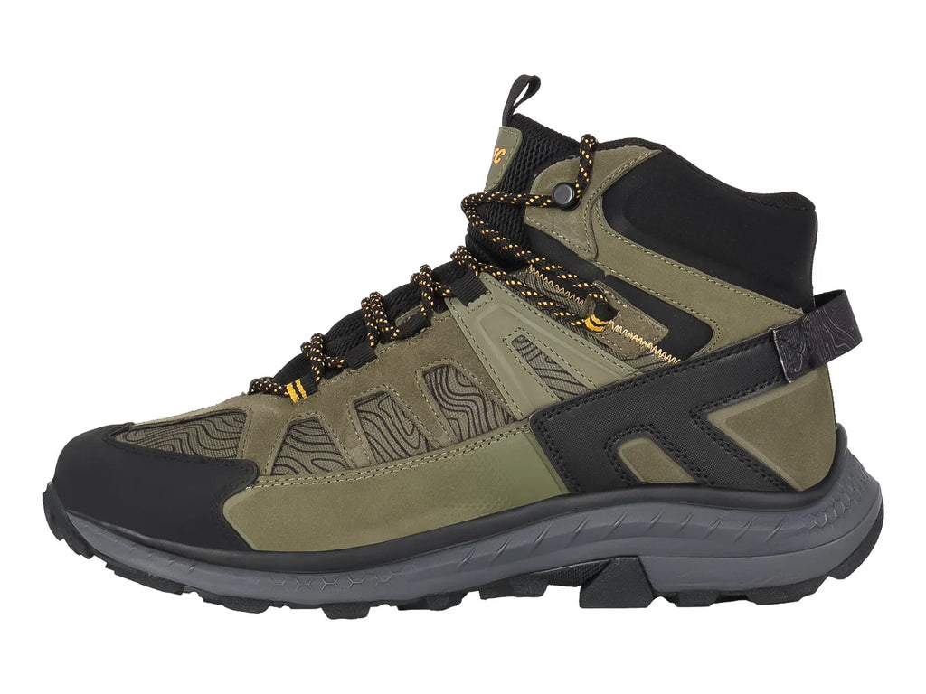 Botas de Excursionismo HI TEC Color Oliva para Hombre