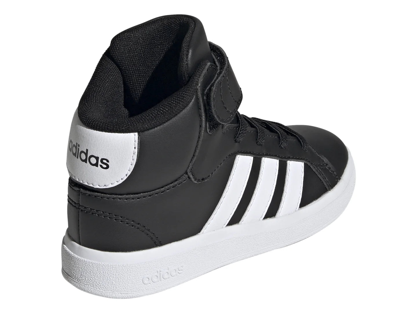 Tenis Adidas Grand Court Mid Negros para Niño