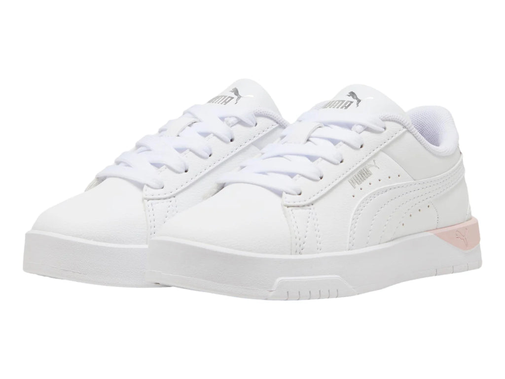 Tenis PUMA Jada Classic Holo 20 Blanco y Malva para Niño