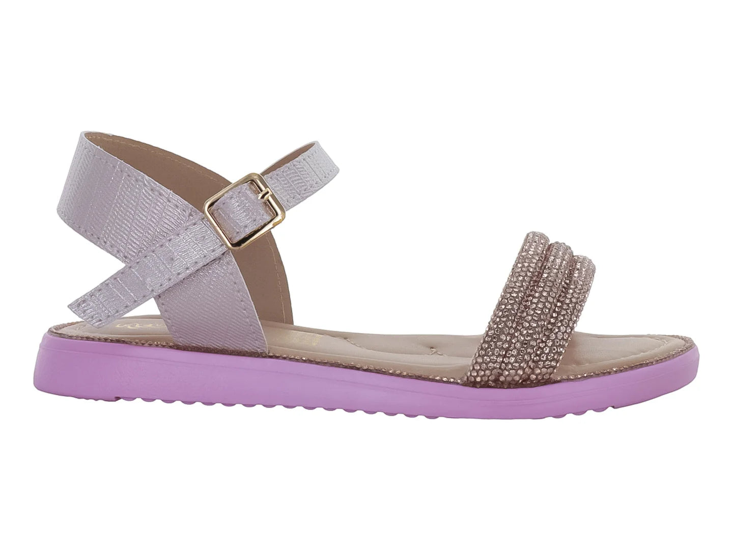 Sandalias Acuarelas Lady Morado para Niña