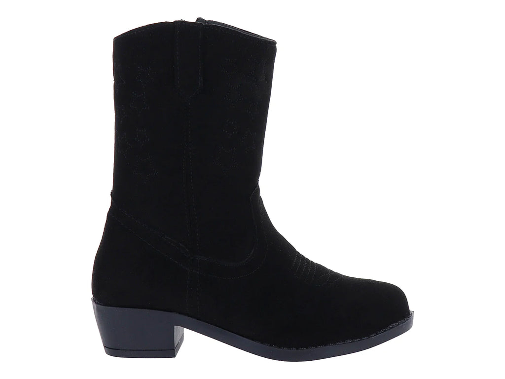 Botas Vaqueras Miroslava Negro para Niña
