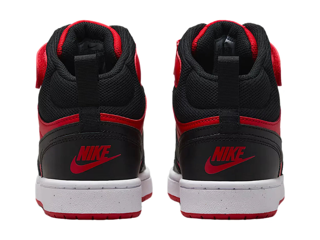 Tenis Nike Court Borough Mid 2 Rojo para Niño