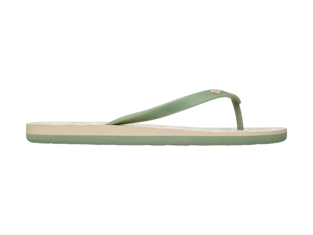 Sandalias Roxy Tahiti VII Verde y Rosa para Mujer